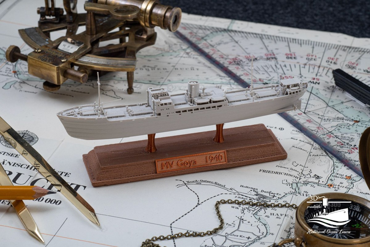 MV Goya – 3D model render