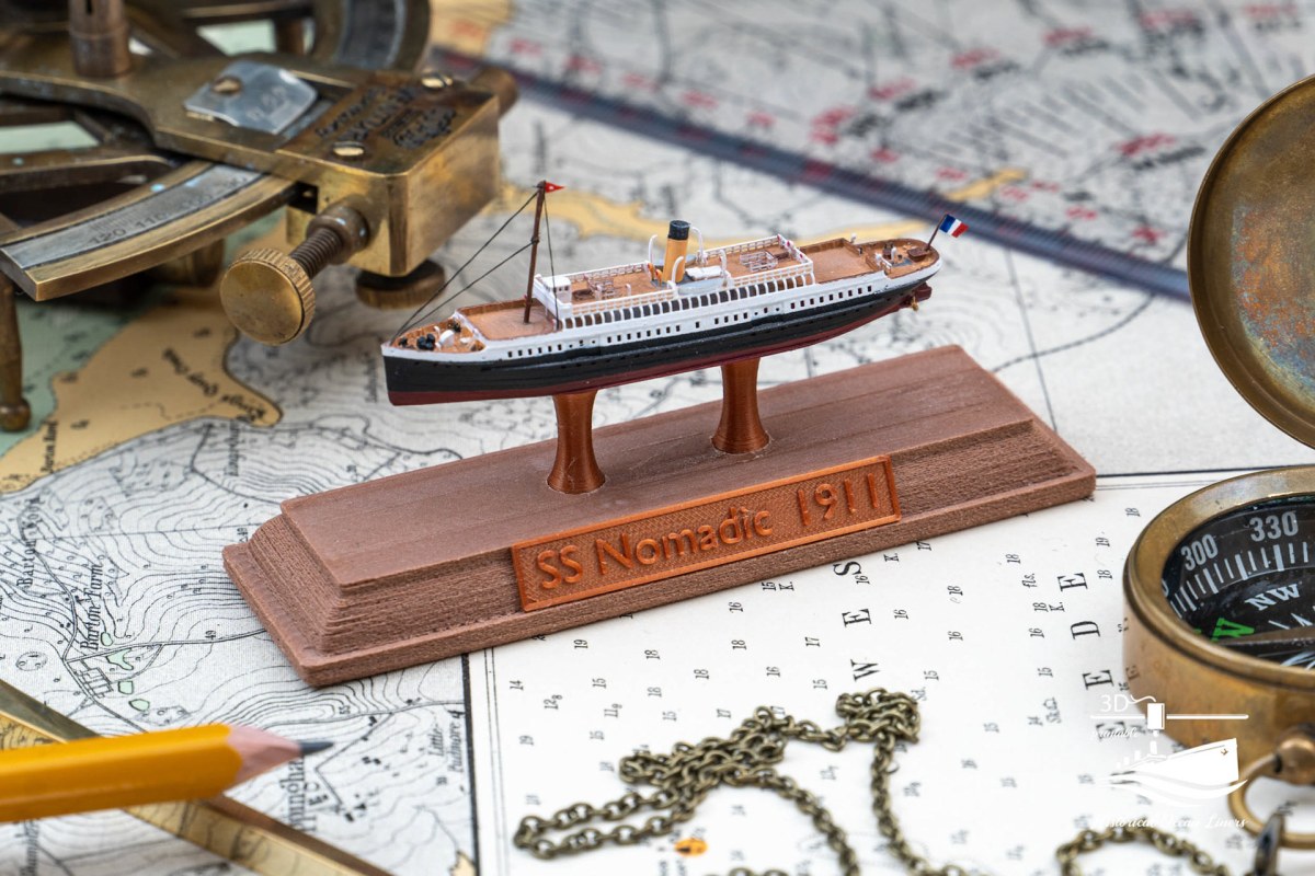 SS Nomadic – 3D model render