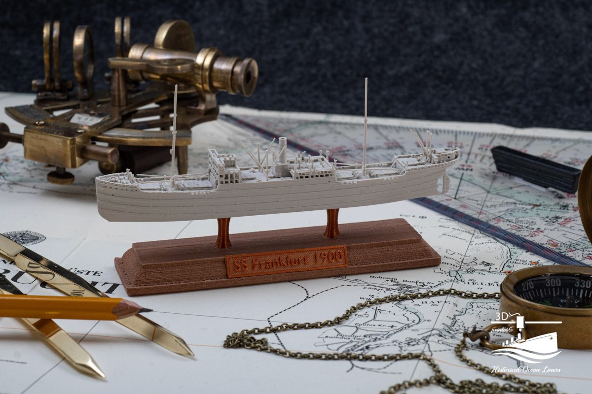 SS Frankfurt – 3D model render