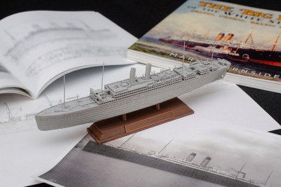 RMS Adriatic II – 3D printable model