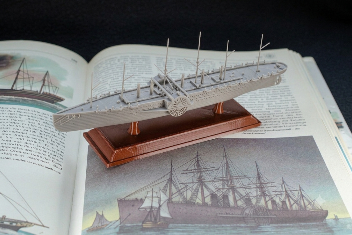 SS Great Eastern – 3D model render
