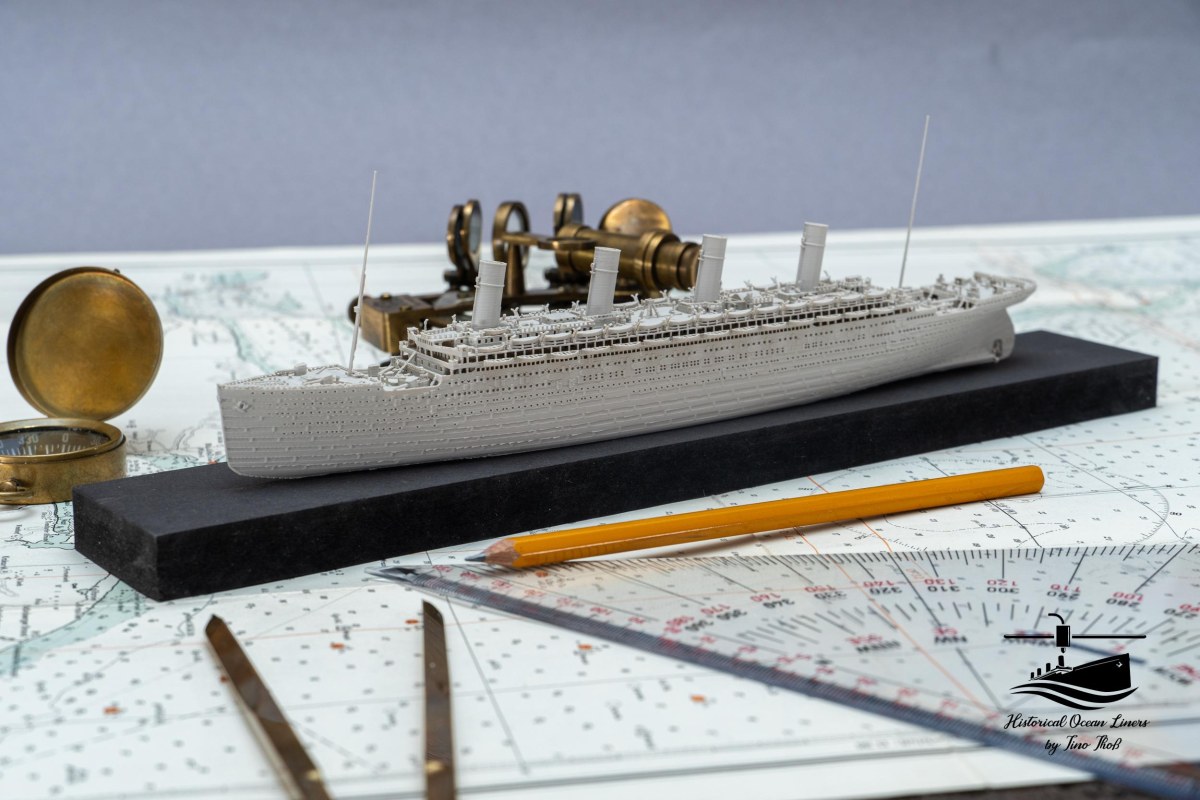 HMT Olympic – 3D model render