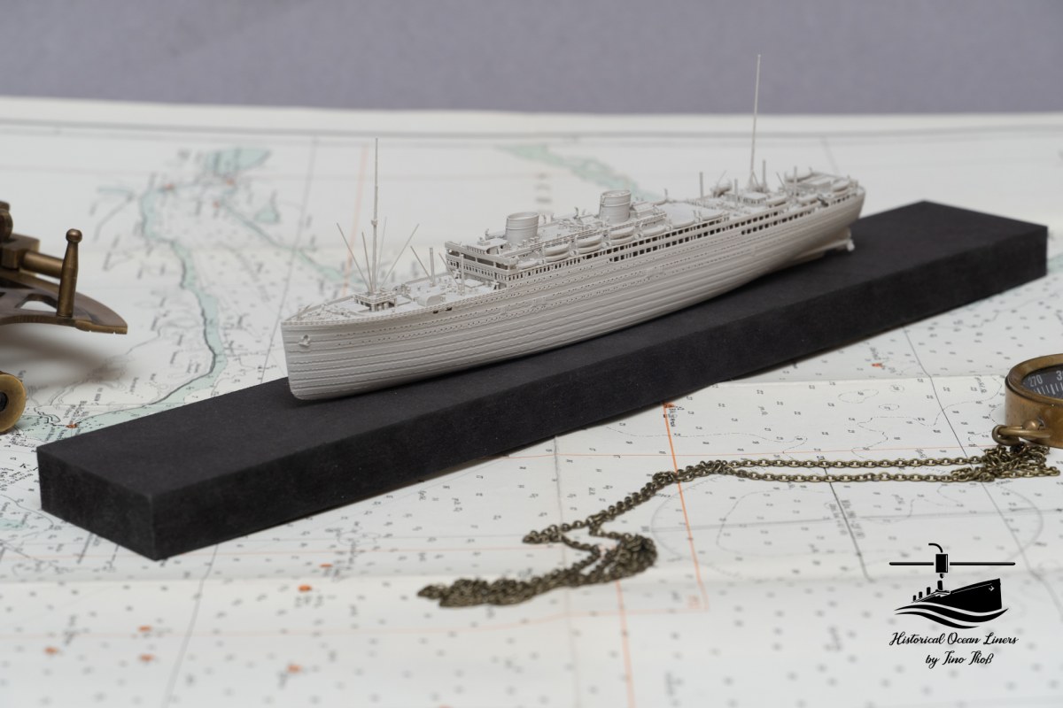 MV Britannic III – 3D model render